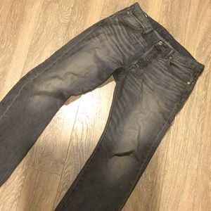 Levi’s 501 jeans, perfectly broken in!
